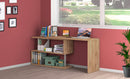 Scrivania con Gamba ad S Girevole 120/65x50x75 cm Volta Quercia Wotan