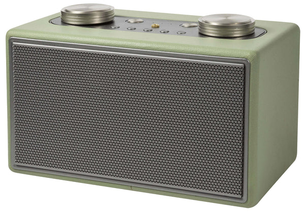 Haut-parleur sans fil 40 W avec radio en similicuir vert Kooper Twist acquista