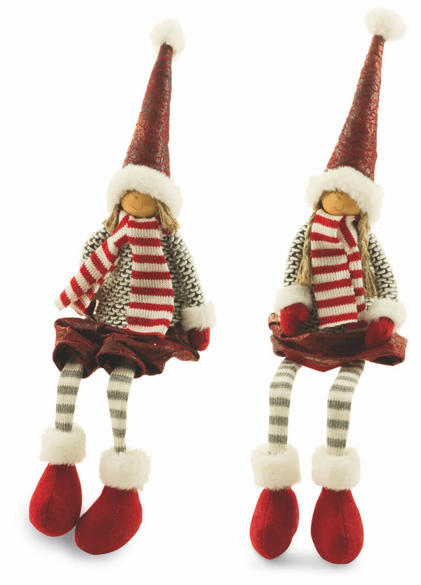 Set 2 Poupées Marionnettes en Tissu 15x10x55 cm Soriani acquista