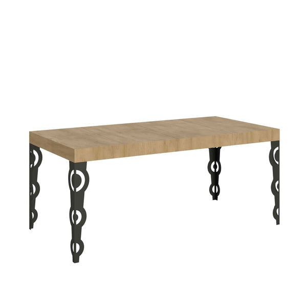 Tavolo Allungabile 90/246x90x77 cm Karamay Premium Quercia Natura prezzo