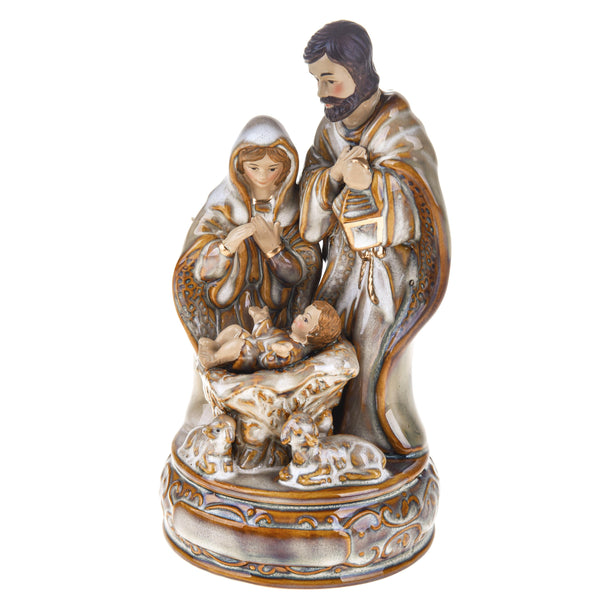 prezzo Nativité avec Carillon H22 cm en Porcelaine