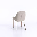 Set 4 Sedie 54x53x89 cm in Similpelle Beige