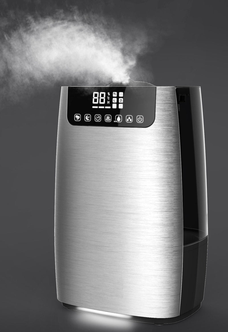 Umidificatore 5,5L Massimo 100m3 Capacità 3,5l/12h 105W Karlsen Ruby Aroma 5.0 Plus Grigio