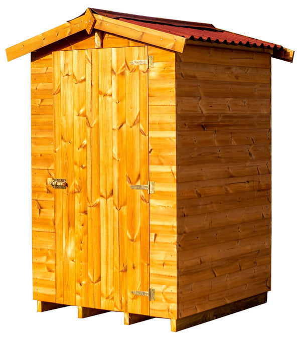 sconto Casetta Box da Giardino 1,2x1,2 m con Pavimento in Legno di Abete 19mm Therma