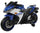 Moto électrique pour enfants 12V Kidfun Fast R3 Bleu