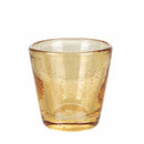 Set 6 Tazzine per Liquori Liquorini Cancun Sunset in Vetro VdE Tivoli 1996 Rosso