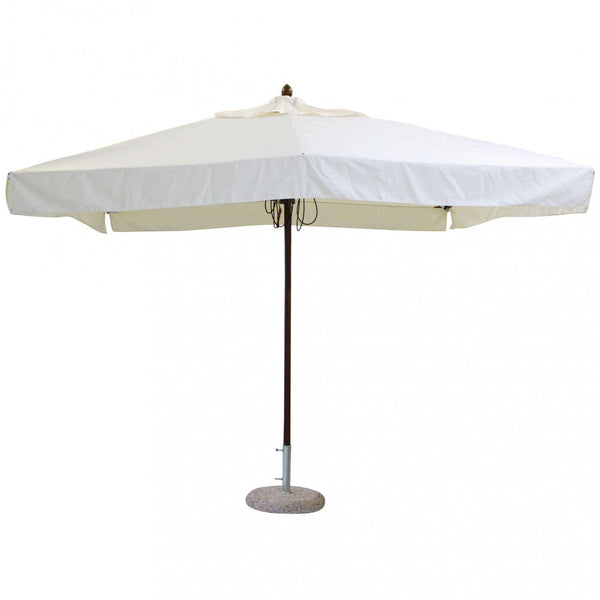 Parasol de jardin Venere 3x4m en bois marron sconto