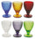 Set de 6 verres Ø9x12,5 cm en verre VdE Tivoli 1996 Imperial Multicolore