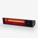 Stufa da Esterno Lampione Riscaldatore su Palo 74,2x218x60 cm 2000W Sined  Nero e Silver