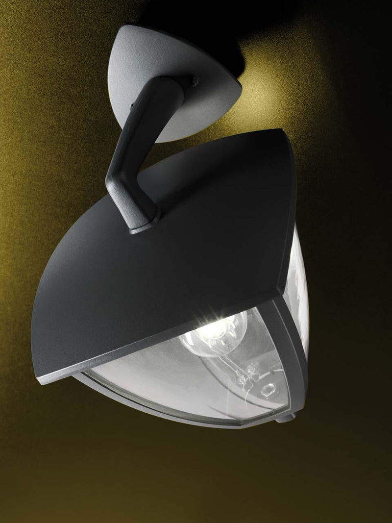 Lampada Palo Alto da Giardino 2 Luci E27 in Alluminio Sovil Grigio