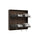 Lits simples escamotables horizontaux peu encombrants Kando H191 cm marron