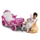 Carrozza Elettrica per Bambine 132x72x87 cm 7,2V con Licenza Disney Princess