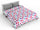 Couette 1 Carré et Demi 100gr avec Imprimé Microfibre Pétales