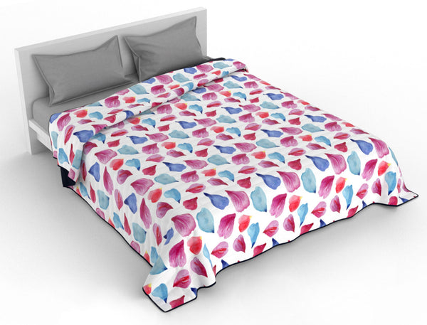 prezzo Couette 1 Carré et Demi 100gr avec Imprimé Microfibre Pétales