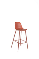 Set 2 Sgabelli 47,5x47xH91,5 cm in Polipropilene Frida Ruggine