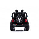 Macchina Elettrica per Bambini Fuoristrada Jeep Wrangler Rubicon 12V con Telecomando Nero