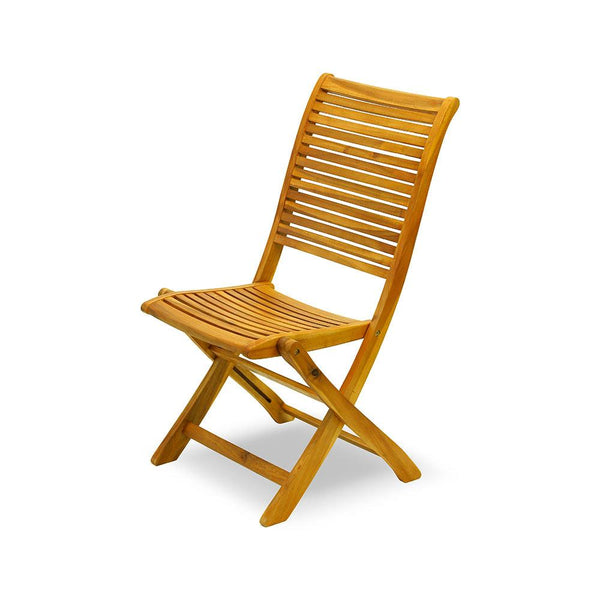 acquista Lot de 2 Chaises de Jardin Pliantes en Bois FSC 100% Acacia avec Accoudoirs