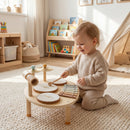 Set di Strumenti Musicali per Bambini 2+ Anni Batteria e Xilofono Colore Legno      