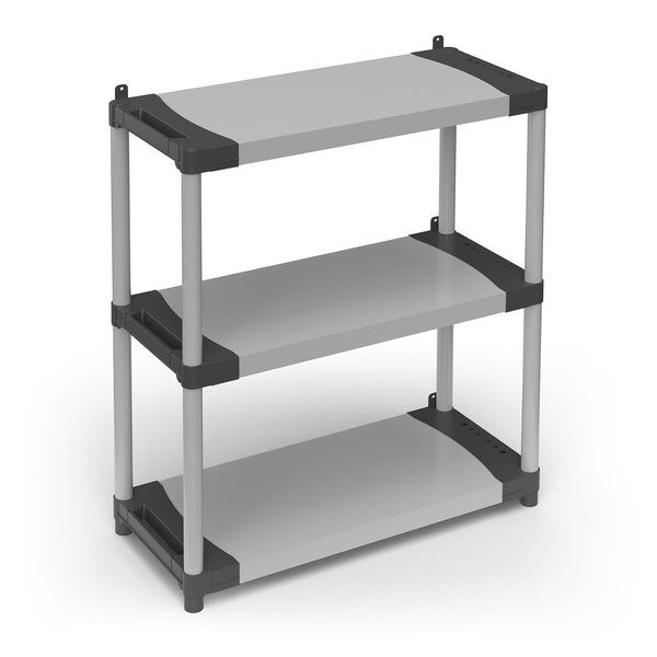 Etagère en résine grise 3 étagères 80x40x85 cm prezzo