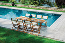 Tavolo Allungabile da Giardino 180/240x90x76 cm Donoratico in Legno  di Acacia