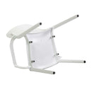 Sedia da Giardino 54,5x53xh84 cm in Polipropilene Damla Bianco