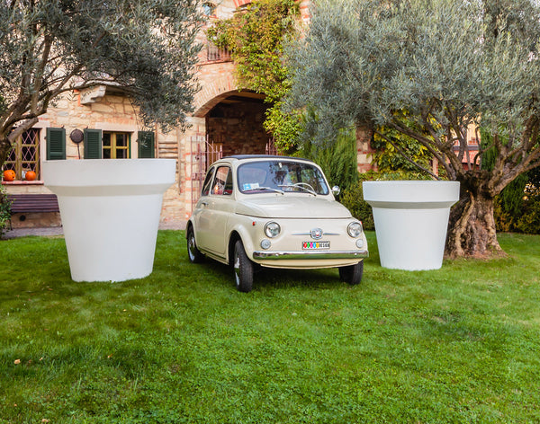 online Vase en résine Arkema POT XL Tourterelle Gris Ø160x148 cm