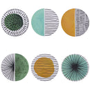 Set 6 Sottopiatti Tondi Ø33x2 cm in Polipropilene VdE Tivoli 1996 Venice Lido 