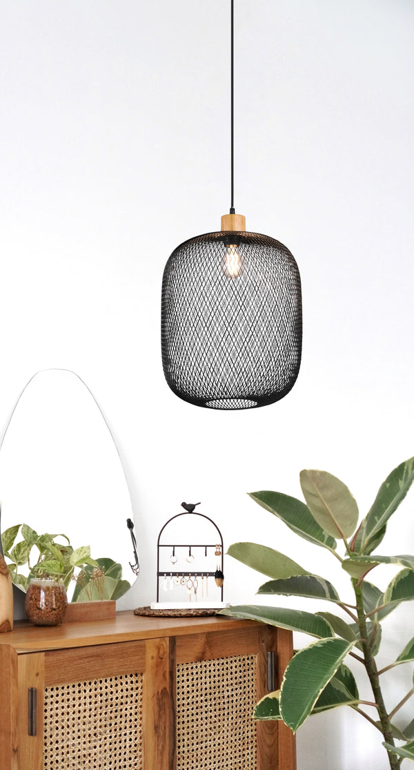 acquista Suspension d'intérieur en métal noir mat