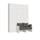 Lit double escamotable peu encombrant avec canapé Kentaro H250 cm blanc