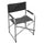 Chaise de réalisateur 55x47x47,5/78 h cm en Aluminium Gris