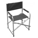Poltrona Regista 55x47x47,5/78 h cm in Alluminio Grigio