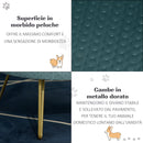 Poltrona per Cani e Gatti 41,5x41,5x36,5 cm  Verde