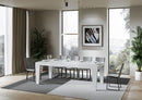 Tavolo Allungabile 120/224x90x77 cm Spimbo Premium Bianco Frassino