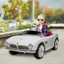 Macchina Elettrica per Bambini 12V con Licenza BMW 507 Bianca