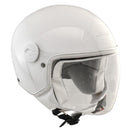 Casco Demi-Jet per Bambini Visiera Lunga CGM Magic Mono 205A Bianco YS - (49-50 cm)