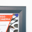 Bacheca da Esterno con Apertura a Ribalta 80,5x106,7x4,7 cm in Alluminio con Led Grigio Antracite