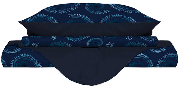 acquista Housse de couette double face avec taies d'oreiller imprimées Vortex