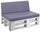 Coussins pour Palettes 120x80 cm Assise et Dossier en Simili Cuir Mariotti Reforma Lilla