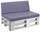Coussins pour Palettes 120x80 cm Assise et Dossier en Simili Cuir Mariotti Reforma Lilla
