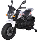 Moto Elettrica per Bambini 12V ZZR Bianca