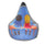Pouf Pouf en Polyester Design Amici Avalli