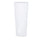 Vase Lumineux de Jardin Solaire Rond Auto-rechargeable Ø45x102 cm en Polyéthylène Blanc Sined Solar 102