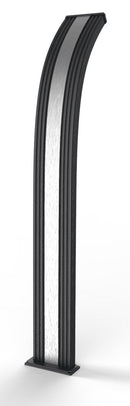 Doccia da Giardino Miscelatore e Lavapiedi Arkema Dada Fascia Inox Antracite