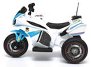 Moto Elettrica Polizia per Bambini 6V Kidfun Urban Police Blu