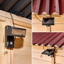 Casetta Box da Giardino 1,4x1,4 m con Pavimento e WC a Secco in Legno Picea Massello 16mm Eden