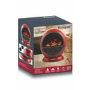 Termoventilatore Caldobagno Effetto Camino 1500W Kooper Ovetto Rosso