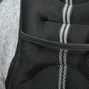 Giubbotto Zavorrato 10kg Traspirante con Tasca Portaoggetti e Spallacci 40x35 cm in tessuto Oxford Nero