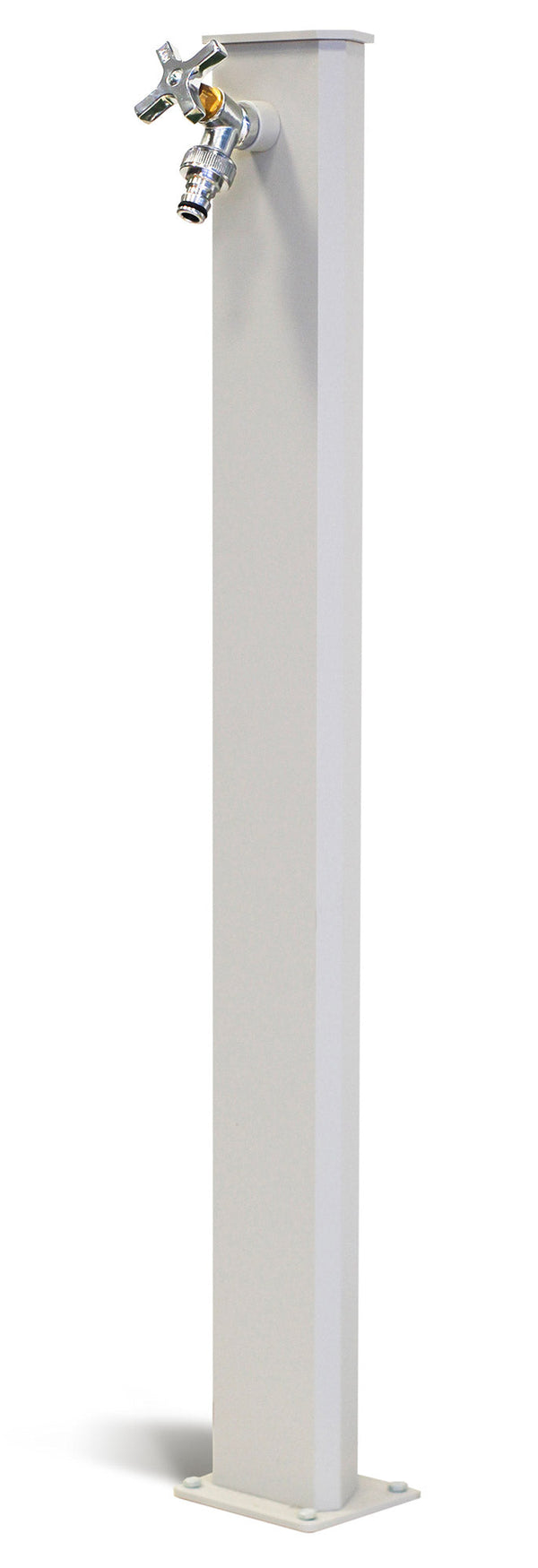 acquista Fontana da Giardino con Rubinetto in Acciaio e Alluminio Cork Bianco Grigiastro
