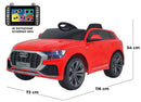 Macchina Elettrica per Bambini 12V Mp4 con Licenza Audi Q8 Rossa