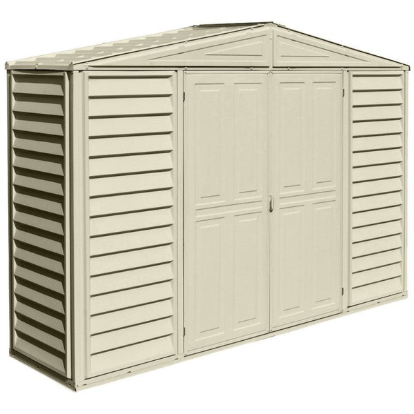 Abri de jardin pour outils 320x81x233 cm en PVC ivoire prezzo